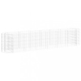 Cumpara ieftin Strat inaltat gabion, 260x50x50 cm, fier galvanizat
