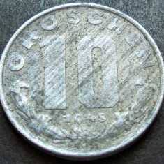 Moneda istorica 10 GROSCHEN - AUSTRIA, anul 1948 * cod 2481