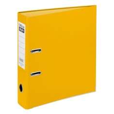 Biblioraft Office Style, 2 Inele, A4, Culoare Galben, Dimensiuni 29x32cm