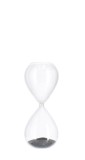 Cumpara ieftin Clepsidra decorativa sticla nisip negru Kronos &Oslash;8,3x20,3h