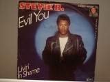 Stevie B &ndash; Evil You &hellip;(1987/Ariola/RFG) - VINIL Single/Impecabil