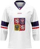 Echipa națională de hochei tricou de hochei Czech republic Roman Červenka #10 CCM Fandres replica white 2023/2024 - XL