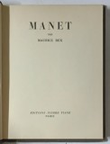 MANET par MAURICE BEX , PARIS , 1948
