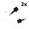 Toslink la Mini Toslink 3.5mm Adaptor Optic 2 buc