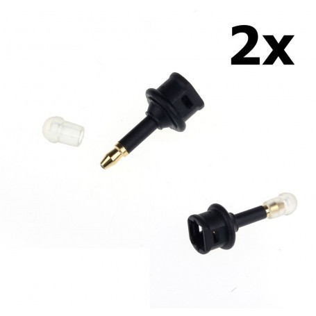 Toslink la Mini Toslink 3.5mm Adaptor Optic 2 buc