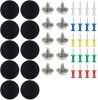 Kit 35 nituri universale tip butoni, capse reparare plafon auto, fixare a panzei cu stifturi, set compatibil cu majoritatea captuselilor si panzelor i, Oem