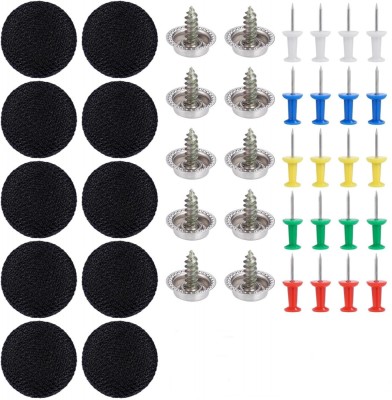 Kit 35 nituri universale tip butoni, capse reparare plafon auto, fixare a panzei cu stifturi, set compatibil cu majoritatea captuselilor si panzelor i foto