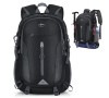 Rucsac Drumetie Impermeabil 40L Unisex RAINSMORE Negru - RESIGILAT: Rucsac Munte, Camping, Travel, Sport, Ușor &amp; Pliabil