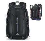 Rucsac de drumetie RAINSMORE, impermeabil, 40L, unisex, negru - RESIGILAT