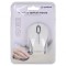 Mouse optic wireless USB A, alb/negru, 10m, 3 butoane
