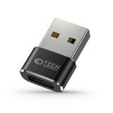 Adaptor Tech-Protect UltraBoost USB la Type-C Negru