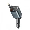 Incarcator Auto Cu Cablu USB-C / Lightning Joyroom JR-CCL05, 30W, 3A, 1 x USB-A - 1 x USB-C, Gri, Apple