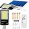 Lampa solara, putere 1000 W, 600 LED-uri, suport pentru perete, stalp, complet rezistenta la fenomene meteo (protectie IP66), telecomanda inclusa, neg