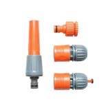 Set conectori pentru furtun de gradina 1/2 inch cu cap reglabil