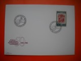 HOPCT PLIC FDC S NR 491 ANIVERSARE 50 ANI MUZEUL POSTEI 1980 LIECHTENSTEIN