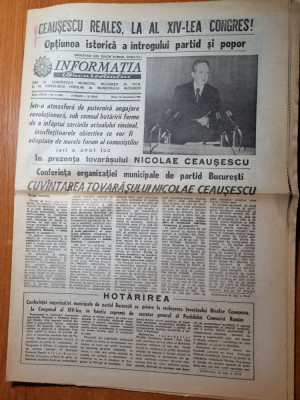 informatia bucurestiului 10 noiembrie 1989-cuvantarea lui ceausescu foto