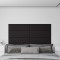 Panouri de perete 12 buc. negru, 90x30 cm, piele eco 3,24 m&sup2;