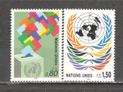 O.N.U.Geneva.1991 Simboluri SN.583 foto