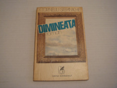 Dimineata - Corneliu Stefanache Editura Cartea Romaneasca 1977 foto