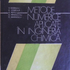 METODE NUMERICE APLICATE IN INGINERIA CHIMICA-V. MARINOIU, C. STRATULA, A. PETCU, C. PATRASCIOIU, C. MARINESCU