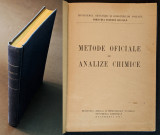 1943 METODE de Analiza: 1. CHIMICA ALIMENTARA Merceologie 2. BIOCHIMICA Medicala