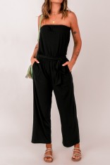 C803-1 Salopeta lunga casual din material lejer elastic