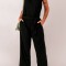 C803-1 Salopeta lunga casual din material lejer elastic
