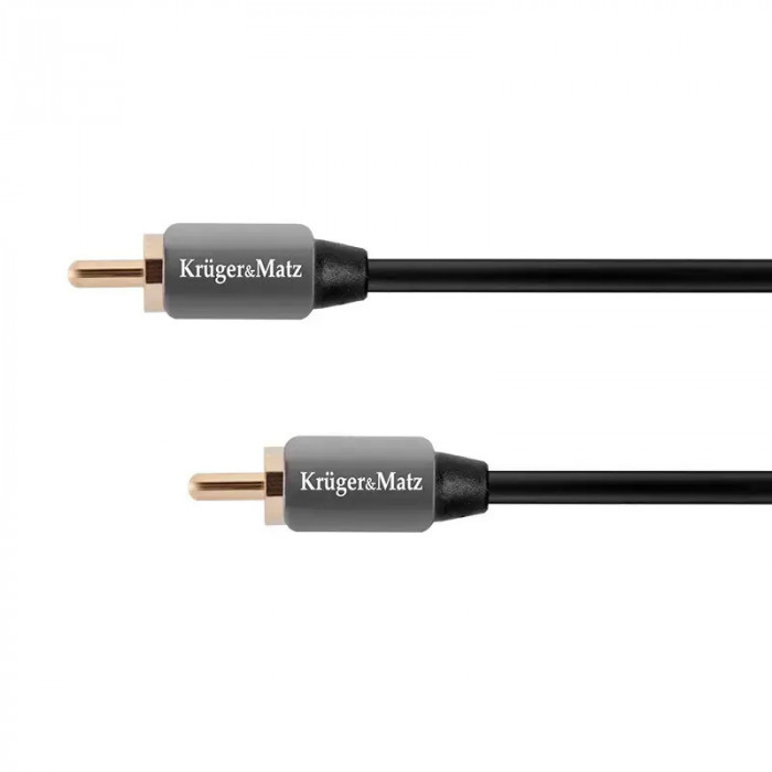 Cablu Kruger&amp;Matz 1RCA - 1RCA 1.8 m