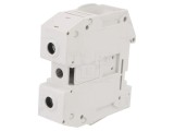 Conector Șină 16-95mm2 1 Pistă 2 Borne Gri 22mm