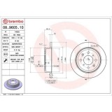Set disc frana Rover/Mg 200 Coupe (Xw) 10.92-06.99, 200 2 Convertible (Xw) 04.90-11.99, 200 2 Liftback (Rf) 11.95-11.00, 200 2 Liftback (Xw) 10.89-12, BREMBO