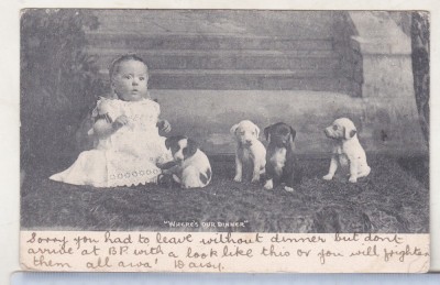 bnk cp Anglia - Felicitare - circulata 1903 foto