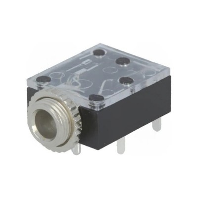 Mufa 3.5st mama plastic PCB panou cu intrerupator foto