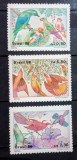 Brazilia 1986 păsări ,flori, plante , Crăciun serie 3v. Nestampilat