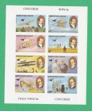 Eq. Guinea 1981 Phila Tokio Concorde - unused imperforated block F.012, Nestampilat
