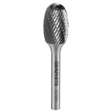 Freza rotativa din carbura HM ovala 16x25 mm, tija 6x45 mm, Graphite