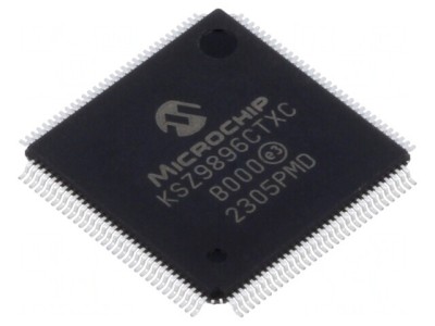 Interfață Ethernet Transceiver 10/100/1000Base-T TQFP128 KSZ9896CTXC foto