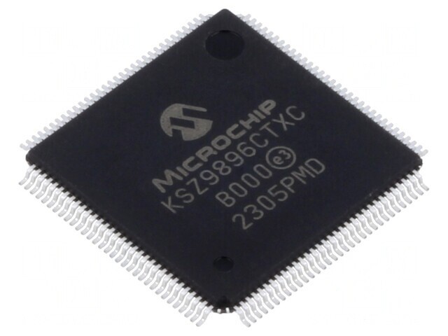 Interfață Ethernet Transceiver 10/100/1000Base-T TQFP128 KSZ9896CTXC