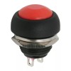 Buton 1 circuit 1A 250V OFF-(ON) rosu fara retinere 09044PI, Oem