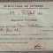 Adeverinta provizorie Ministerul de Interne 1943