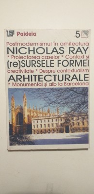 RESURSELE FORMEI ARHITECTURALE - NICHOLAS RAY foto