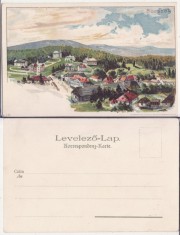 Borsec , Borszek (Harghita) - litografie -rara