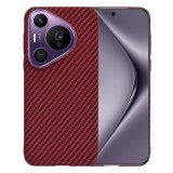 Husa Huawei Pura 70 Pro Asteroid GSM Carbonite FiberShell, rosu