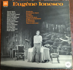 DISC LP VINYL: EUGENE IONESCO (EUGEN IONESCU) [TEXTES CHOISIS PAR G. HACQUARD] foto