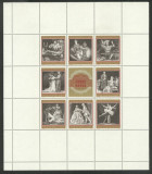 Austria &Ouml;sterreich 1969 Opera, 100 years, perf. sheetlet, MNH S.035, Nestampilat