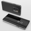 Husa Flip Mirror Samsung Galaxy S9, Capac Translucid Clear View, Neagra