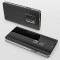 Husa Samsung Galaxy S9 - Flip Mirror Carte, Capac translucid, Neagra