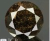 Diamant Natural Maro-Gri 4.28ct, Taietura Briliant, Claritate I3, Ideal Inel/Pandantiv