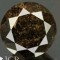Diamant natural maro-gri 4.28 ct pentru inel sau pandant taiat briliant