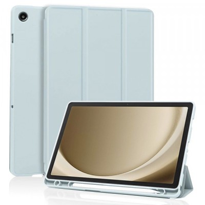 Husa pentru Samsung Galaxy Tab A9+, Techsuit, Flex Trifold, Bleu foto
