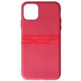Husa Silicon Raspberry iPhone 11 Pro Max, High Copy, Protectie Premium